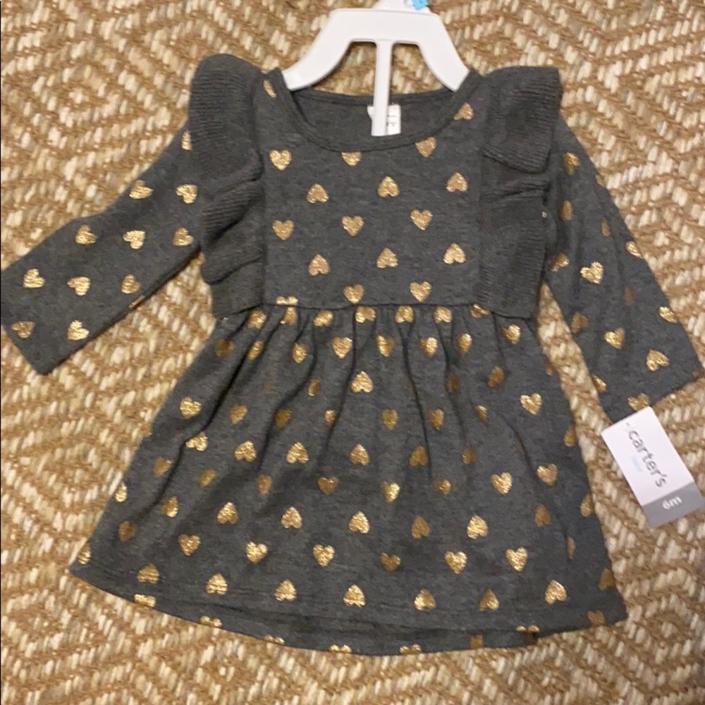 2-Piece Baby Girl Sweater Dress Set